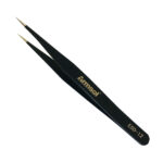 Tweezer Straight Black ESD-12